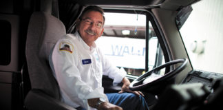Oscar Montoya, Associate and truck driver at Walmart Logistics, Porterville, CA.