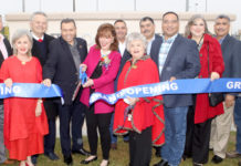 Edinburg CISD Dedicates Sports Complex in Honor of Janet Ogden Vackar Janet Ogden Vackar cuts the ribbon of the new sports complex named in her honor during the grand opening ceremony in northeast Edinburg.