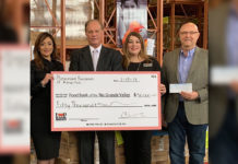 Beaumont Foundation Gives $50,000 for Child Hunger, Produce Distribution Pictured (left to right): Yolanda Gonzalez, FBRGV Board Member, C. Edward Keller, CEO of Beaumont Foundation, Andrea Rodriguez, VP FBRGV Board Member and Ron Meijerink, CEO FBRGV accepts a donation of $50,000.