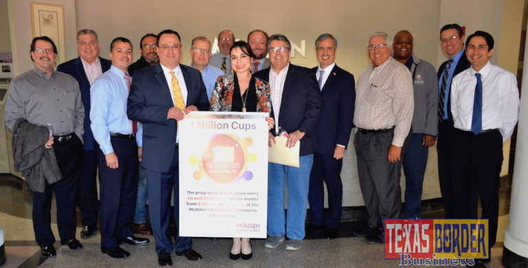 McAllen Chamber of Commerce board members inviting everyone in the community to attend.