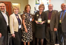Dr. Juan Mejia, Branch President of Tylor Junior College,   Dr. Anahid Petrosian, Interim Vice President for Academic Affairs, Dr. Angela M. Kersenbrock, President of Community College Baccalaureate Association, Dr. Shirley A. Reed, South Texas College President, Mr. Noah Brown, President and Chief Executive Office for Association of Community College Trustees,  Dr. Ali Esmaeili, Dean for Math, Science and Bachelor Programs.