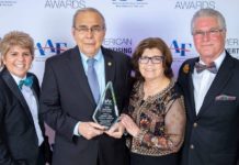 Rio Motors Shines at the American Advertising Federation RGV chapter From left Lisa Canales, Billy Canales, Dolores Canales of Rio Motor Company and Christopher Julian, President of Advertir, Inc their advertising agency.