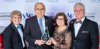 From left Lisa Canales, Billy Canales, Dolores Canales of Rio Motor Company and Christopher Julian, President of Advertir, Inc their advertising agency.