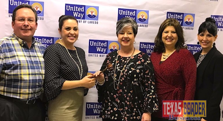 FROM LEFT: Kevin Romo, treasurer; Natalie Hernandez, past president; Rosie Ramirez, president; Roberta “Bobbie” Ramirez, president-elect; Lucy Hastings, secretary.