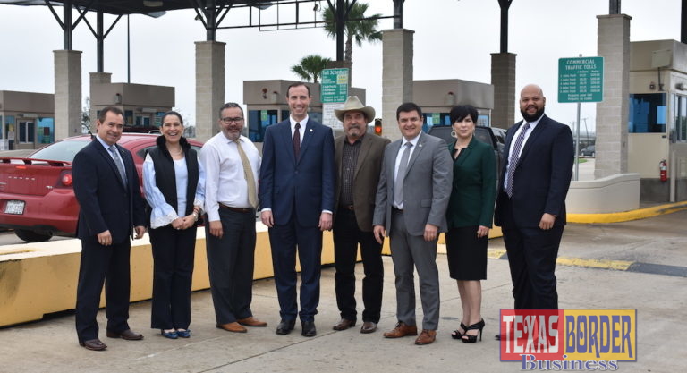 Tx Sect of State at McAllen Anzalduas Bridge