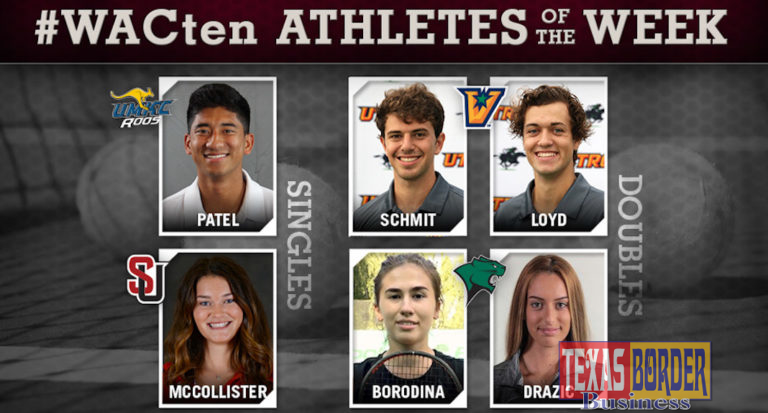 Mateo Schmit and Michael Loyd Named WAC Doubles Team of The Week