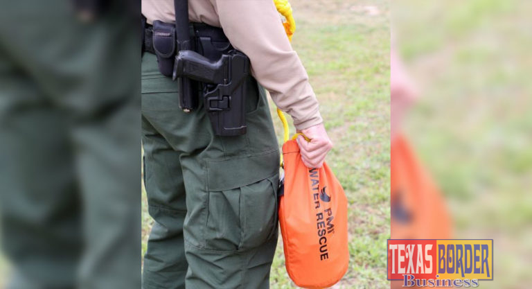 Agents deployed a rescue rope, and safely pulled them both aboard the vessel.