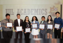 Edinburg Rotary highlights ECISD UIL Academics Program Edinburg CISD UIL Academics students pose for a photo during an Edinburg Rotary Club meeting at the Echo Hotel in Edinburg. Pictured L-R: Edinburg High School senior Larami Mireles, Edinburg High School senior Ruben Flores, Edinburg North High School senior Diego Perez, Edinburg North High School senior San Juanita Castellano, Economedes High School senior Jasmin Lopez, Economedes High School senior Juan Roman, Vela High School senior Thalia Zuniga, Vela High School senior Kevyn Morales and Edinburg Rotary Club President Marco Perez.