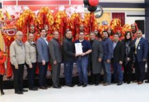 Mayor Hernandez and Pharr City Officials present PSJA Southwest Early College High School with a Proclamation in celebration of the 2019 Lunar New Year Festival.