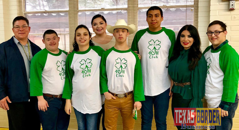 Over 35 special needs students enrolled in Pharr-San Juan-Alamo ISD’s Pathway Toward Independence Program recently became the first in Hidalgo County to participate in a 4-H Club.