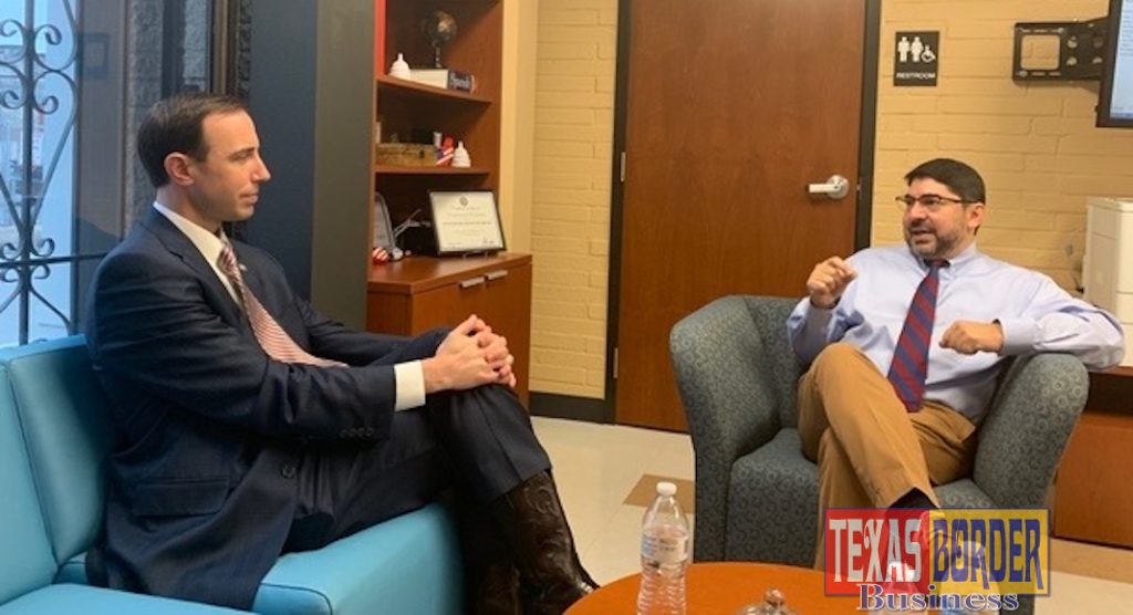 Secretary Whitley meets with Cameron County Elections Administrator Remi Garza. Office of the Texas Secretary of State, 2/21/2019