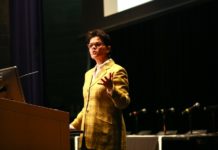 Human Trafficking Symposium to Provide Insight and Solutions into Critical Issue Anita Sheth, Senior Advisor of Social Compliance Development with Fair Trade International addresses attendees at STC’s Human Trafficking Symposium in 2017. This year’s 14th annual event, The Nexus of Exploitation: The Global Economy, Human Trafficking, and the Marginalized, will take place March 31 to April 2 at STC’s Cooper Center.