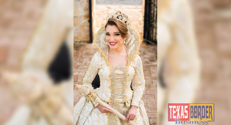 UTRGV junior Alexandria Canchola is this year’s reigning Queen Citrianna the 82nd and is on the Royal Court of Mission’s Texas Citrus Fiesta, which celebrates agricultural and the citrus industry in the Valley. A McAllen native with roots in Mission, the exercise science major won the title in January 2018 and assumed her duties at the beginning of 2019. (Courtesy Photo)