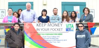 Volunteer Income Tax Assistance (VITA) Program helps the community receive over a million of dollars in tax returns.