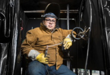 STC’s Welding Program prepares students like Celso Olivares for the workforce. Students learn four processes of welding including Shielded Metal Arc Welding, Gas Metal Arc Welding, Gas Tungsten Arc Welding, and Flux Cored Arc Welding.