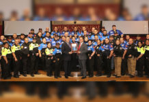 Edinburg CISD Police Department earns National Security Award Edinburg CISD Superintendent Dr. René Gutiérrez (center left) and ECISD Police Chief Ricardo Perez, Jr. (center right) proudly display the 2018 Security 500 Rankings award with members of the Edinburg CISD Police Department.