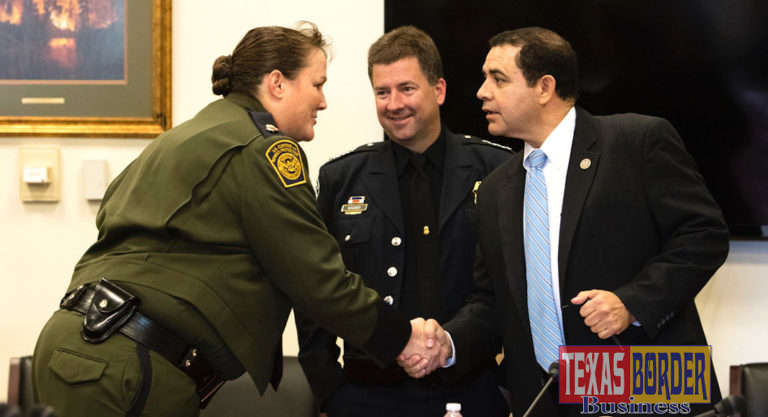 Congressman Henry Cuellar with acting Chief Carla Provost (USBP) and Deputy Executive Assistant Commissioner John Wagner (OFO) Photo archive.