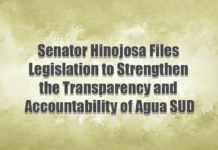 Senator Hinojosa Files Legislation to Strengthen the Transparency and Accountability of Agua SUD