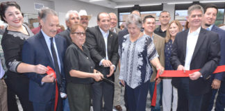 Noble Texas Builders celebrated its ribbon cutting ceremony for their new corporate offices in La Feria,Texas. The company gathered friends, clients and high-ranking elected officials. Congressman Filemon Bartolome Vela, Jr. was the keynote speaker. Moving the company to La Feria had a purpose of impacting the economics of this small town that continues to grow steadily. Mayor Olga H. Maldonado took the opportunity to welcome everyone to the city. Other city official were also present. Photo by Roberto Hugo Gonzalez