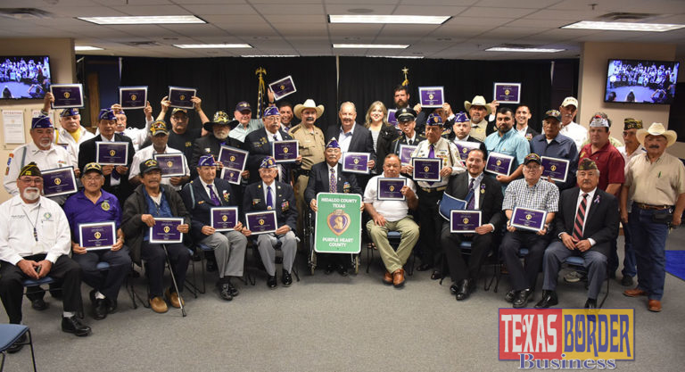 Hidalgo County honors Purple Heart veterans during ceremony