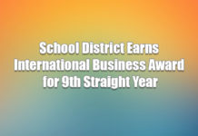 School District Earns International Business Award for 9th Straight Year