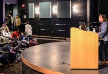 Annual Symposium Explores ‘Nexus of Exploitation’ within Human Trafficking Dr. Sophia Banu with Baylor College of Medicine gives her presentation “Understanding Trauma of Refugees, Asylum Seekers and Survivors of Torture” on the second day of the 14th annual Human Trafficking Symposium. More than 450 registered to attend South Texas College’s annual event dedicated to raising community awareness about the pervasiveness of the labor and sex trafficking trades.