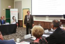 Administrators with South Texas College’s Regional Center for Public Safety Excellence held their first full President’s Advisory Council Committee meeting of the year March 28. In his report to local, state, and federal law enforcement, RCPSE administrator Paul Varville said RCPSE welcomed more than 260 officers for training in January.