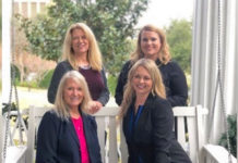 Back Row (Left to Right): Janie Havel, Lindsay Dennis; Front Row (Left to Right): Betty Russo, Chandra Eggemeyer; Not Pictured: Priscilla Duran