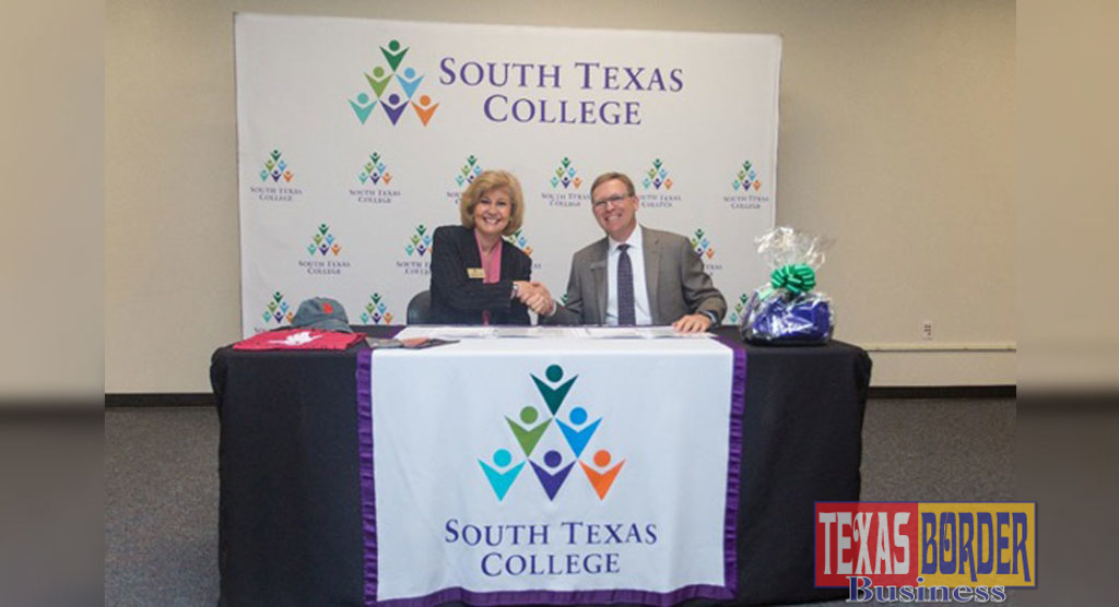 South Texas College and Stark College and Seminary signed an articulation agreement April 16 that will streamline the process for transfer students among the colleges.