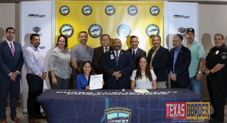 PSJA North ECHS Student Signs Letter of Intent to Work for Pharr as a Telecommunications Officer