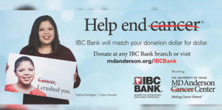 IBC Bank Launches Campaign to End Cancer