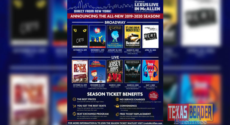 The All New 2019-2020 Season Entertainment Featuring Award-Winning Performances