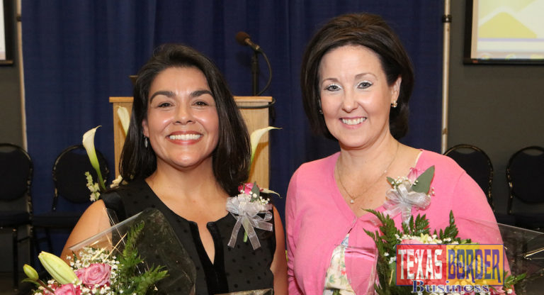 Edinburg CISD selects 2019-2020 District Teachers of the Year. Pictured (L-R): District Secondary Teacher of the Year Delia Perez and District Elementary Teacher of the Year Michelle Hope Frazier.