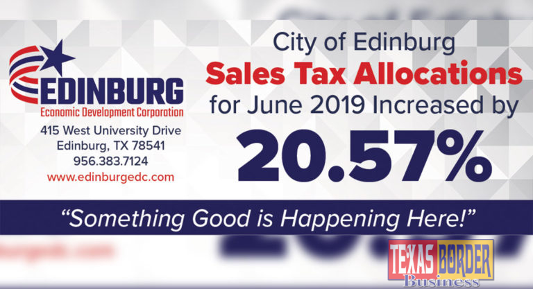 Edinburg Continues Economic and Sales Tax Growth