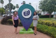 Bonnie Rankin - Intern, McAllen Chamber of Commerce and Lisa Ramirez - Volunteer Coordinator, MXLAN & Sales Manager, Visit McAllen. McAllen Chamber of Commerce Convention and Visitors Bureau.