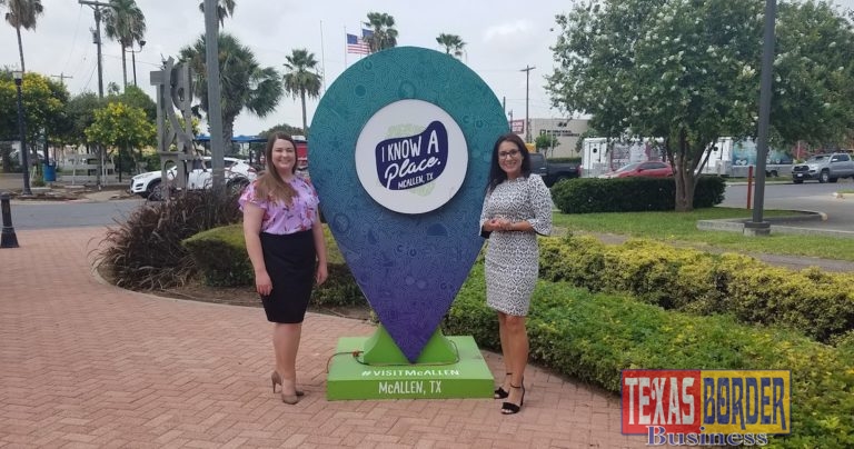 Bonnie Rankin - Intern, McAllen Chamber of Commerce and Lisa Ramirez - Volunteer Coordinator, MXLAN & Sales Manager, Visit McAllen. McAllen Chamber of Commerce Convention and Visitors Bureau.