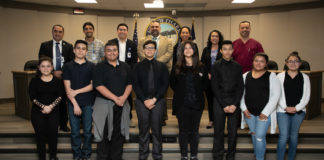 A group of PSJA Southwest Early College High School students from Pharr-San Juan-Alamo ISD developed and presented several drainage solutions to address local flooding issues to City of Pharr leaders on June 25, 2019.