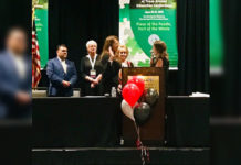 Laura Hinojosa Named President of County and District Clerks’ Association of Texas Pictured in photo (L to R) 2019 -2020 CDCAT Executive Board: Back row - R. David Guerrero (Jim Wells County District Clerk - Secretary), Lisa Johnson (Hemphill County Combination Clerk - Teasurer), Stacey Kemp (Collin County Clerk - Vice President, Front row - Laura Hinojosa (Hidalgo County District Clerk - President), Jennifer Lindenzweig (Hunt County Clerk Clerk - 2018-2019 President)
