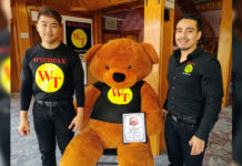 Shown preparing for the workshop are left to right: Christopher Wycoco, owner and Juan Turrubiartes.