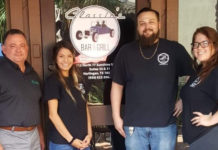 Networking Business mixer in Cameron County Shown meeting to make arrangements for Monday's Business Mixer are left to right: John Gonzales, RGVHCC Chair Elect, Classic's Bar & Grill staff along with Nick Demoss, Bar Manager.