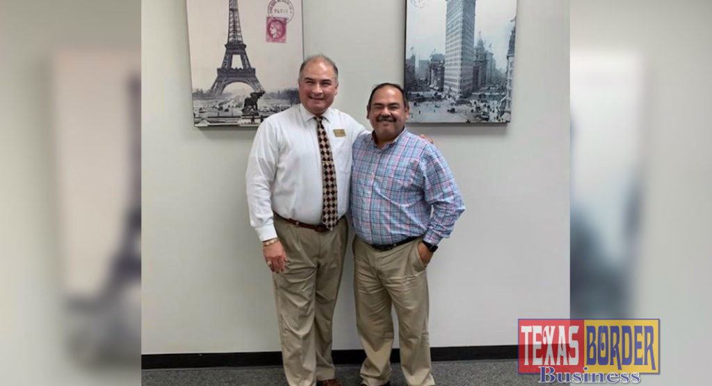 Steven Villarreal, Director of Sales at Embassy Suites McAllen Convention Center; and Mario Perez of APTIV.  