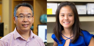 Hyun-chul Lee, Ph.D., lecturer III, Department of Physics and Astronomy, College of Sciences, Contingent Faculty Category; and Sue Anne Chew, Ph.D., assistant professor, Department of Health and Biomedical Sciences, College of Health Professions, Tenured/Tenure-Track Category