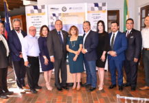 Distinguished group of officials got together to announce the upcoming Pharr International Trucking Expo to be celebrated September 21, 2019.