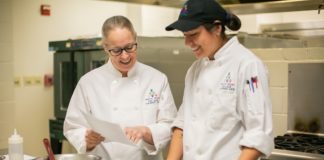 A graduate from the prestigious Culinary Institute of America in High Park, New York, STC Culinary Program Chair Chef Jennifer Guerra (left) talks about reinventing herself to find a second calling in education.