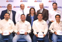 Pictured Standing L-R: Henry Castillo, Rene Capistran, Dr. Rita Hernandez, Pat Hobbs, and Alfredo Garcia; Seated L to R: Hector Ortega, Alfonso Campos, Valente Cortez, and Sergio Picasso.
