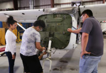 TSTC is one of only a dozen colleges in Texas certified by the Federal Aviation Administration (FFA) to train aviation maintenance technicians.
