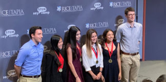 A group of 28 middle school and high school students from PSJA ISD participated in the 2019 Rice University Tapia Summer Camps held in Houston July 28 through Aug 2, 2019.