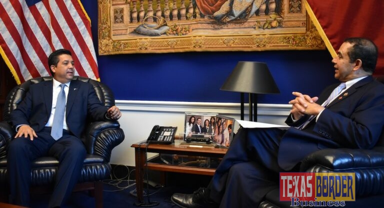 Rep. Cuellar Meets with Tamaulipas Governor Cabeza de Vaca to Discuss U.S.-Mexico Relations