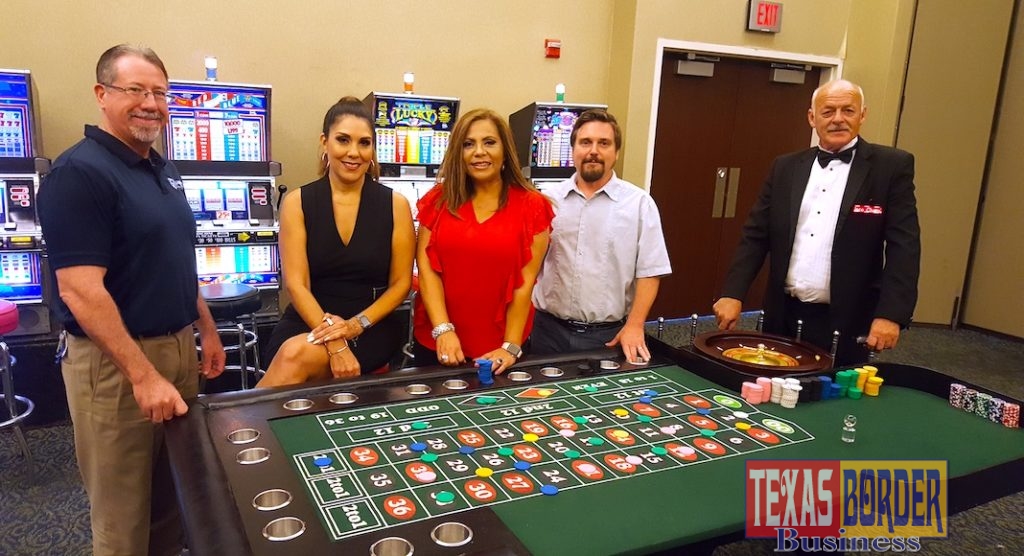Pictured L-R: Weslaco Chamber Board members Daryl Smith, Smith Security Group; Mari Aviles, Valley Grande Institute, Vangie Saenz, Vantage Bank; Travis McDaniel, Valley Trophies and Gene Denby, RGV Las Vegas Nights.