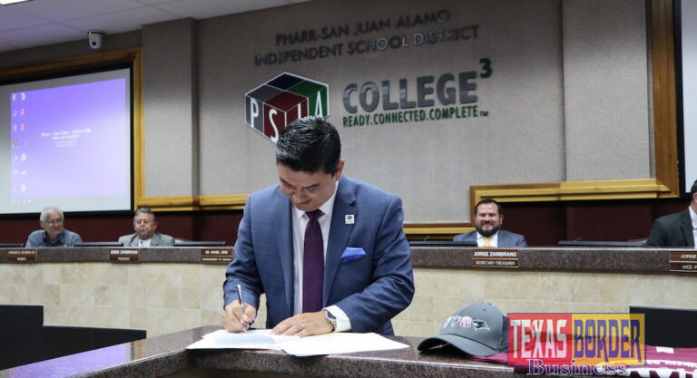 Incoming PSJA ISD Superintendent signs 3-year contract, is welcomed to the PSJA Family